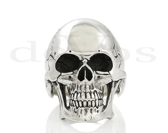 Skull ring - Full Skull Ring - Statement Ring - Crâne - tête de mort