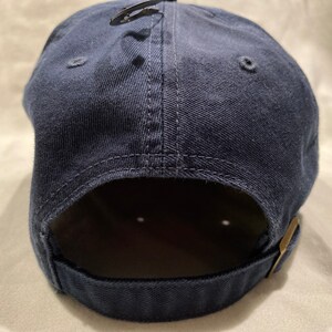 Blinged Navy St Louis Blues Blue Note Ladies Hat, Hand Embellished with Crystals, Blinged hat, Blue Note hat, Blues hat image 4