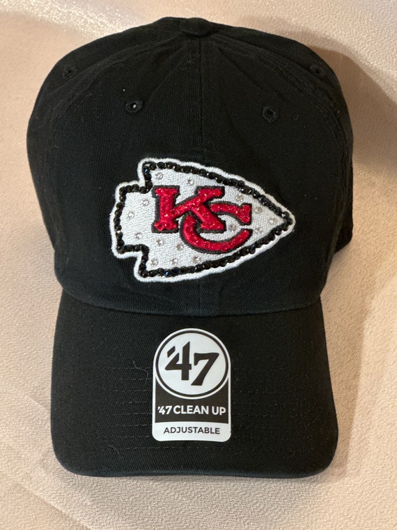 Blinged Black or Red Kansas City Chiefs Ladies Hat, Hand  display picture 1