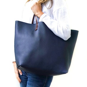 Leather Tote Bag Handmade Bel