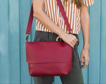 Leather Shoulder Bag for Everyday. Soft Leather Crossbody Bags for Women. Leather Handbags for Women. Handmade Leather Bag. Un Original