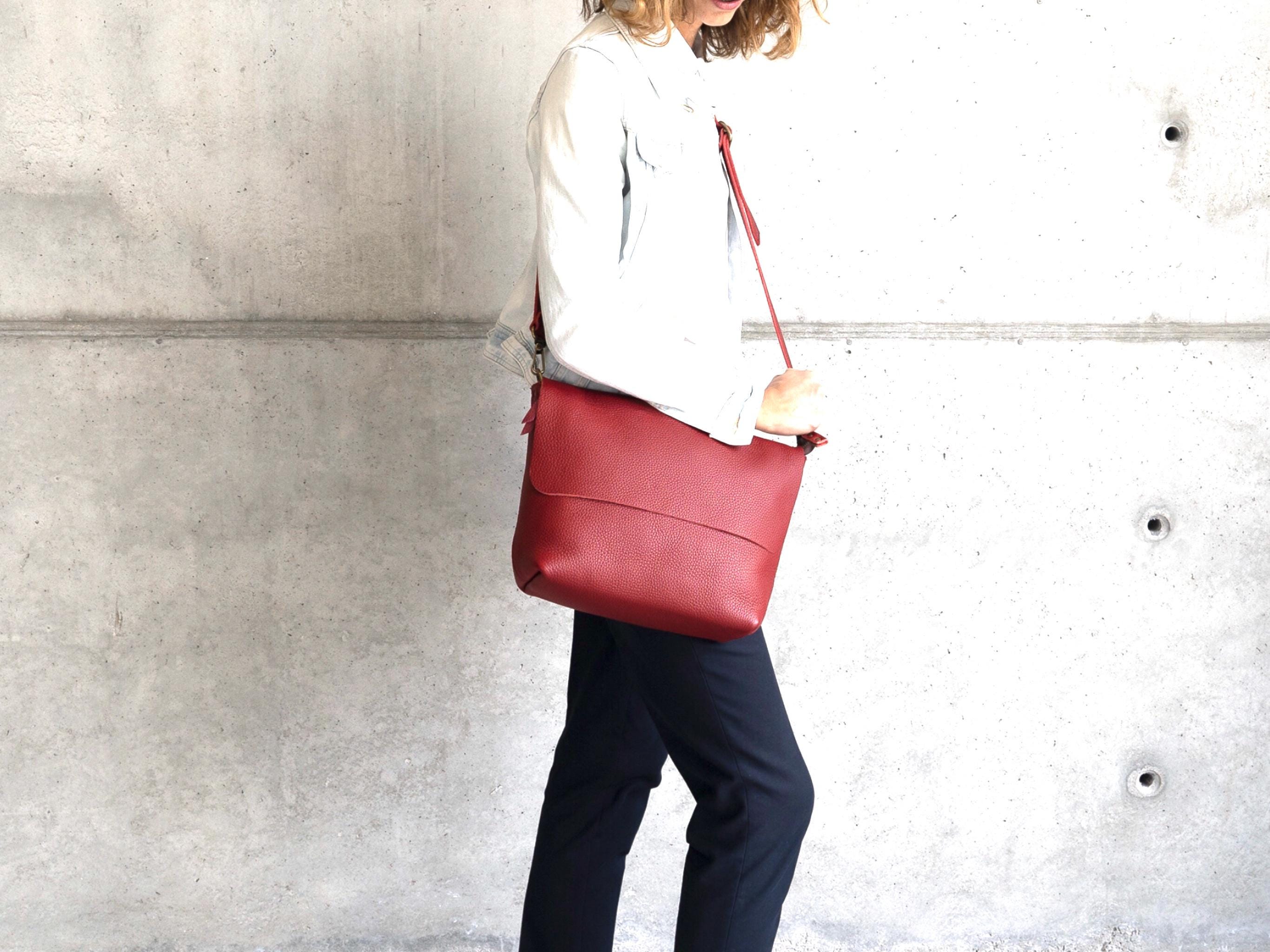 Leather Crossbody Bag. Leather Bag. Handmade Leather Bag. UN