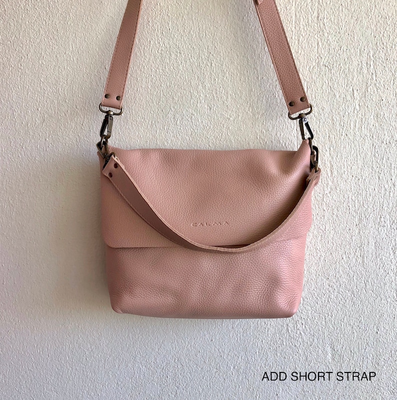 Handmade Leather Crossbody Bag Available in 16 Different Etsy