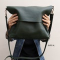 Leather Crossbody bag. Leather bag. handmade leather bag. UN The Original. product logo