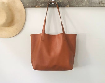 Leather Tote Bag Full Grain Leather Tote Bag Personalized gifts,  Cloud Oslo.