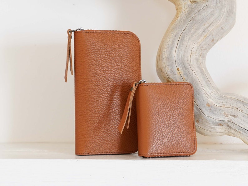 Leather Zip Wallet, Available in 5 colors image 9