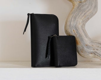 Leather Zip Wallet, Available in 5 colors!