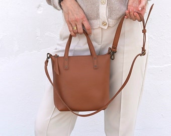 Leather Crossbody bag. Leather bag. handmade leather bag. UN The Original. SUN