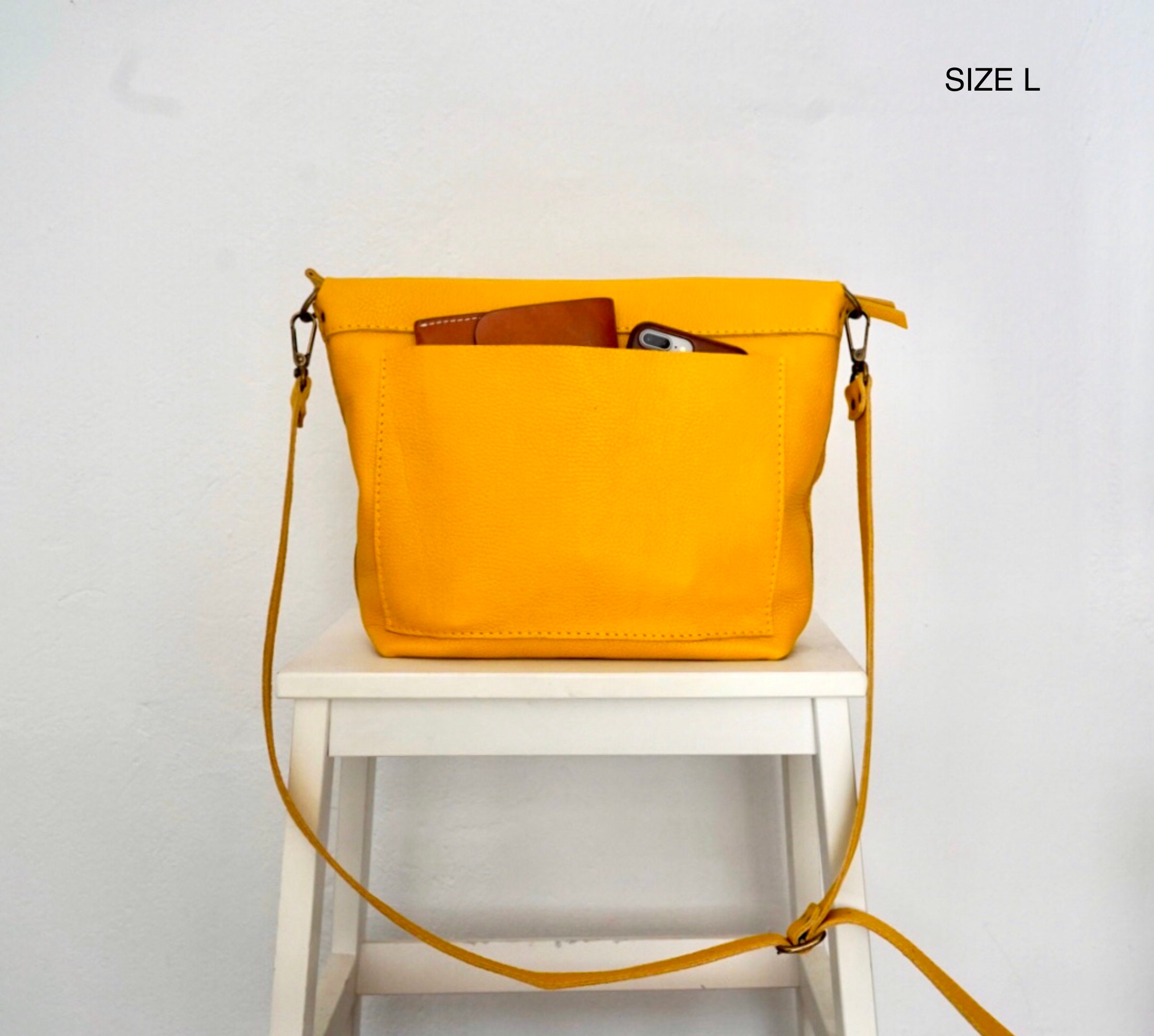 Leather Crossbody Bag. Leather Ita Bag. UN the Original. Etsy