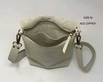 Available in 16 Colors Leather Crossbody Bag. Handcrafted. UN 