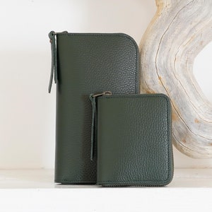 Leather Zip Wallet, Available in 5 colors image 1