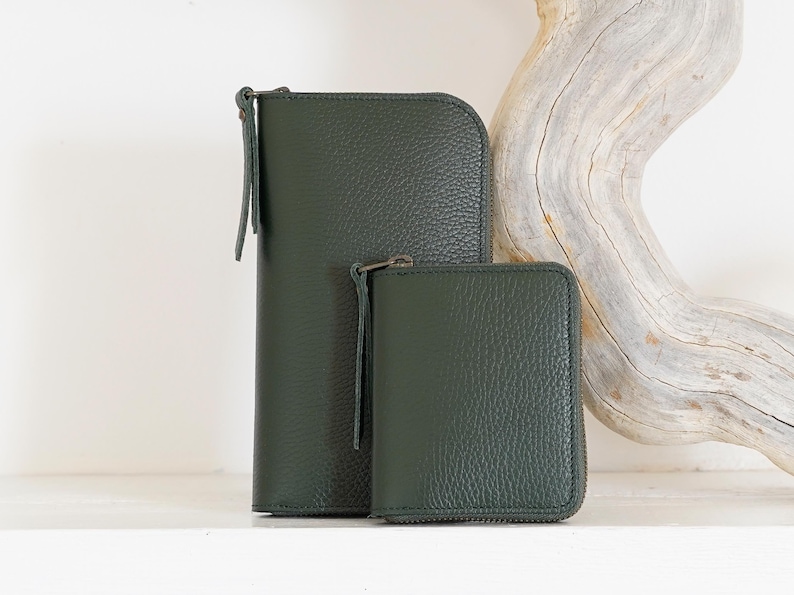 Leather Zip Wallet, Available in 5 colors image 1