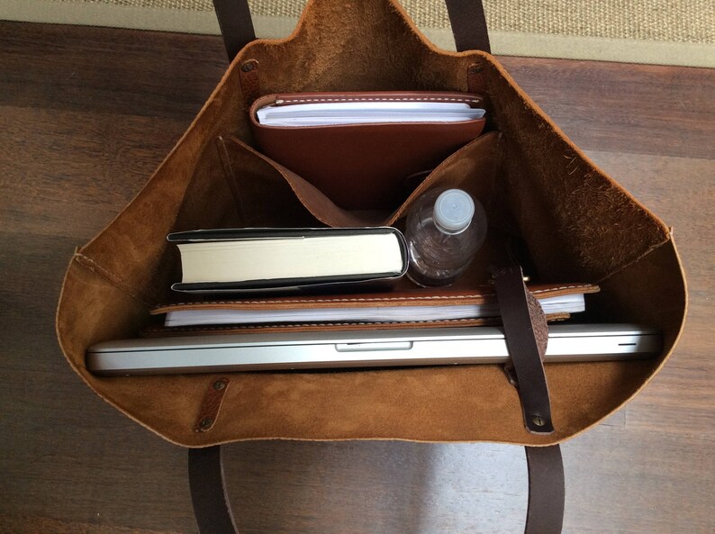 Leather Tote Bag Bel handmade with the highest quality full-grain spanish leather Burgundy bag