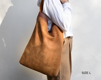 Suede Leather bag.