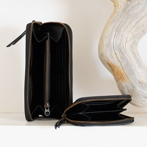 Leather Zip Wallet, Available in 5 colors image 10