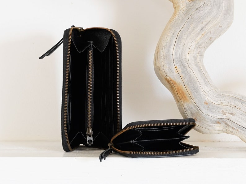 Leather Zip Wallet, Available in 5 colors image 10