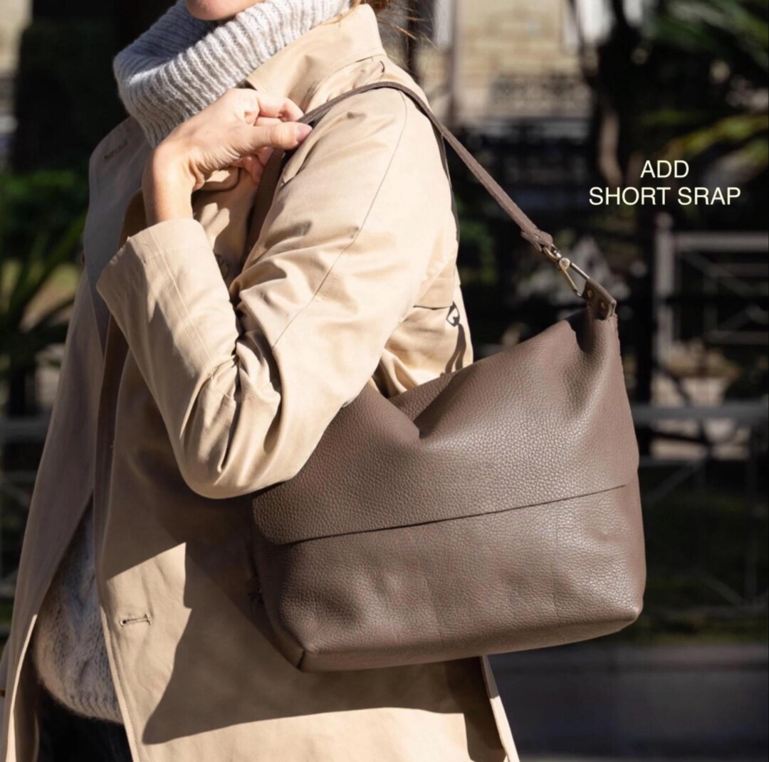 【COLOR iN ID】Belly Leather Bobusang Bag Consuelo | Women's crossbody bag in leather color chocolate