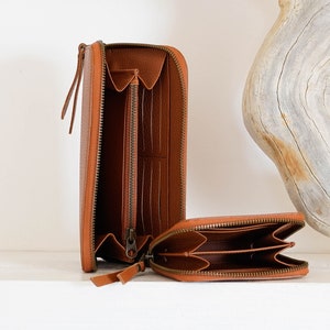 Leather Zip Wallet, Available in 5 colors image 6