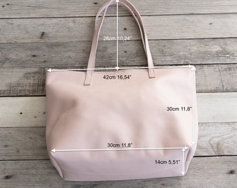 Leather Tote Bag Full Grain Leather Tote Bag Personalized gifts,  Cloud Oslo.