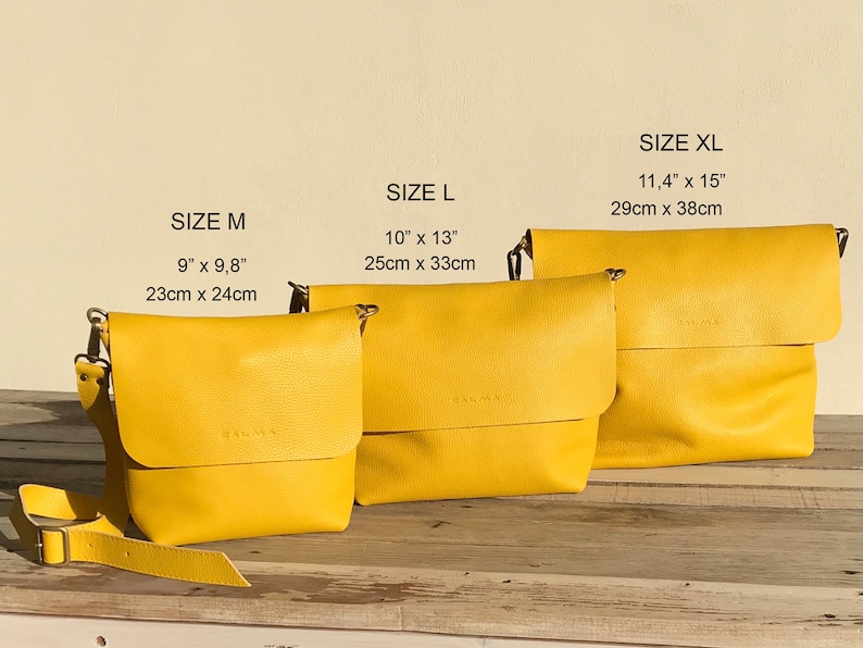 Leather Crossbody Bag With Removable Strap. Available in 16 Etsy