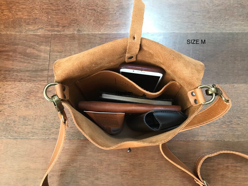 Leather Crossbody Bag With Removable Strap. Available in 16 Etsy