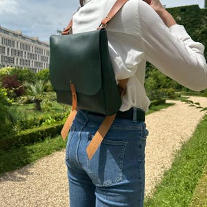 Promos Sac à dos en cuir Cuir pleine fleur Gift Dubhe
