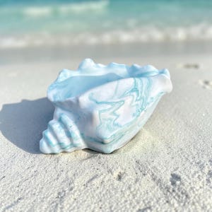 The Voice of the Deep Large Shell Decor, Ocean, Resin, Conch Shell, Nautical, Luxury, Collectors, Shell, Large, Gifts