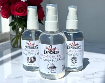 Aromatic Hair Mist Spray, All Natural, Parfume, Body Spray