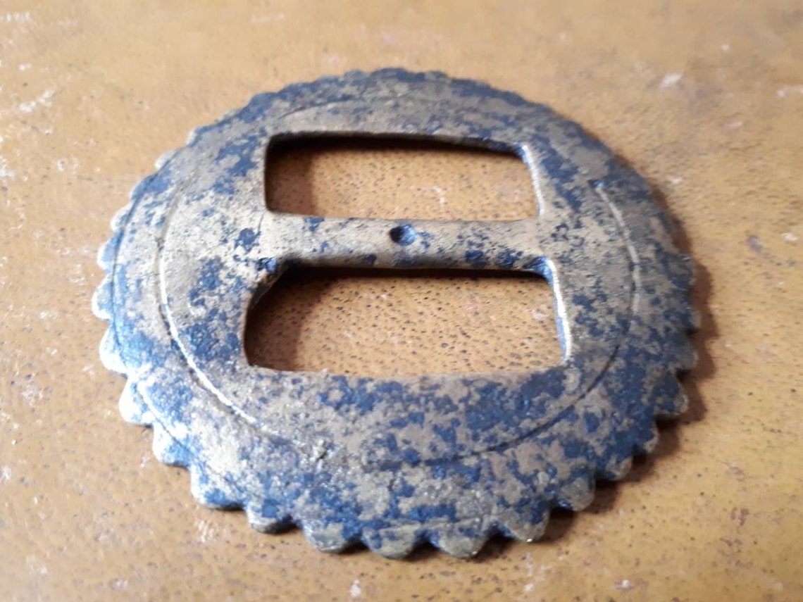 Unusual Large Brass Horse Harness Buckle Cloak Shawl or Etsy