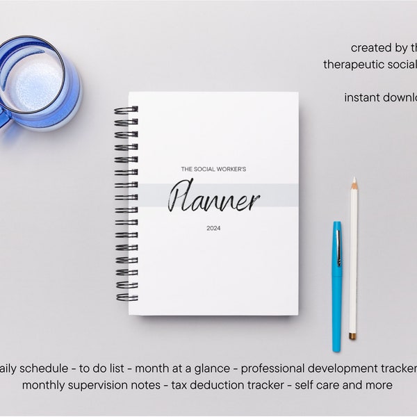 The Social Worker's Planner 2024 - DIGITAL DOWNLOAD