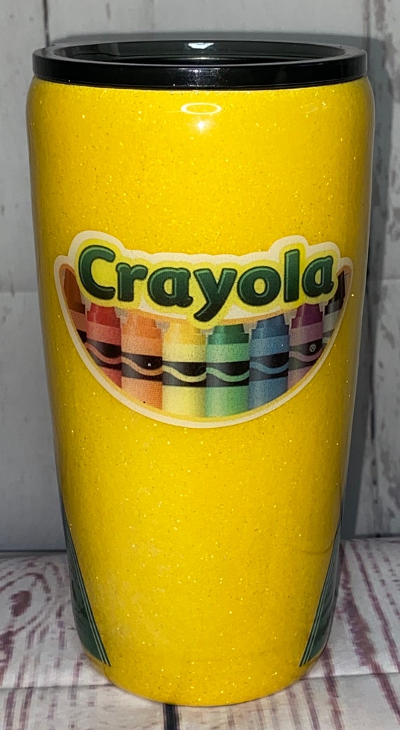 Teacher's Crayon Box Cup 20oz (Teacher's Gift, Teacher Appreciation, Crayon, Glitter Cup, Teacher cup)