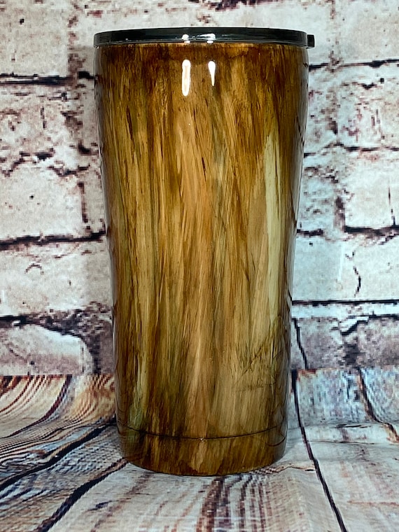 20oz Wood Grain Tumbler- Ready to Ship