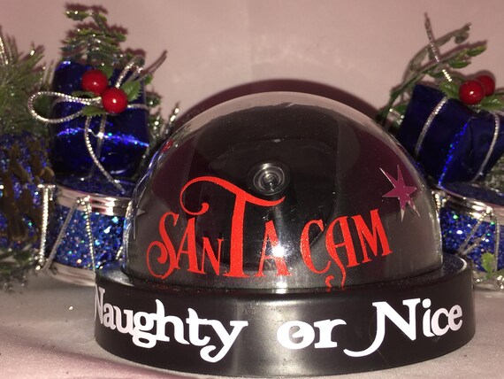 Santa Cam, Christmas, Santa Surveillance, Christmas decoration, Christmas Tradition, Surveillance Camera, Santa Camera