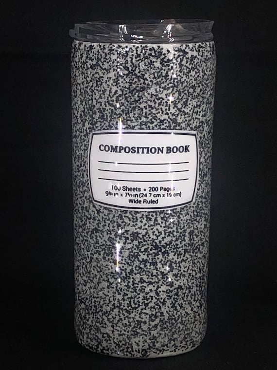 Composition Notebook Tumbler