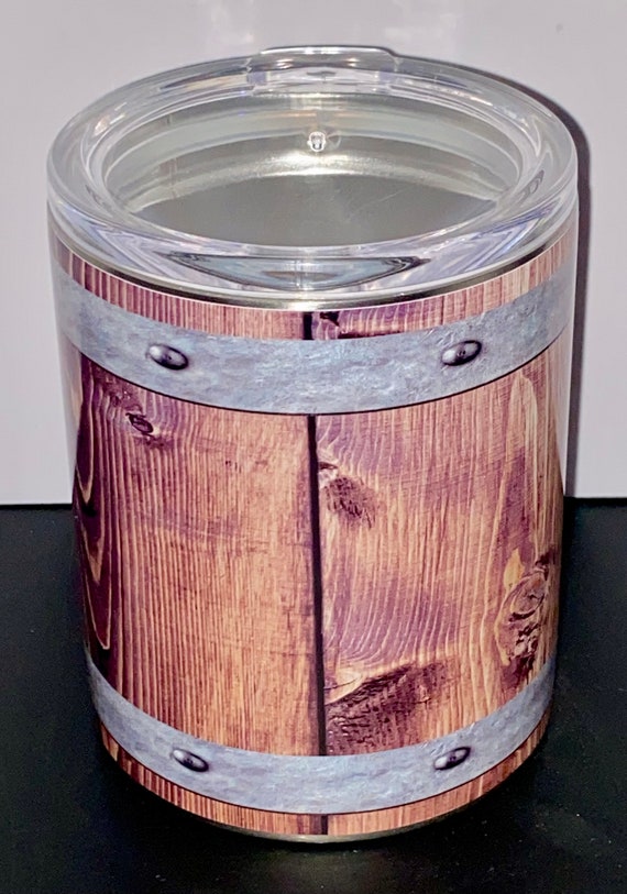 Wooden Barrel Tumbler