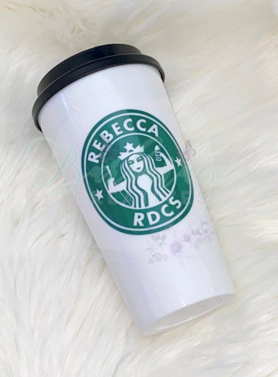 Personalized Echocardiographer's  Starbucks Style Cups