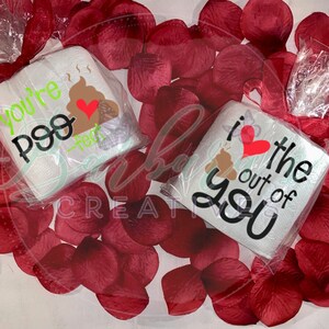 Valentine&#39;s Day Toilet Paper Gag Gift - (Set)