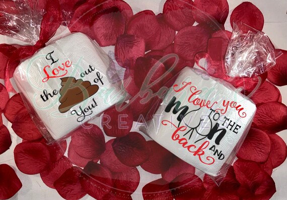 Valentine's Day Toilet Paper Gag Gift - (2Pack)
