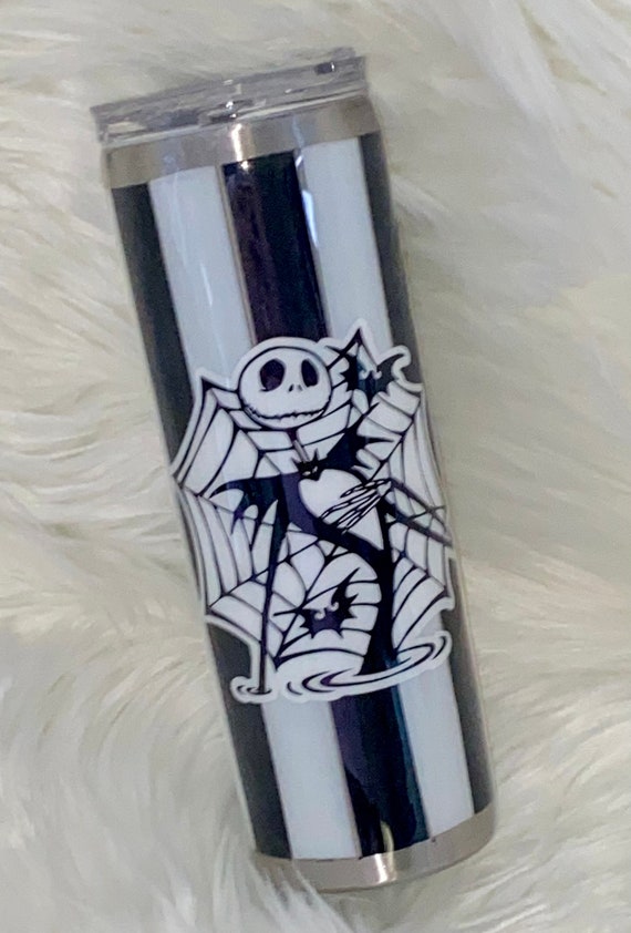 Skinny Stainless Tumbler 20oz  - Skellington