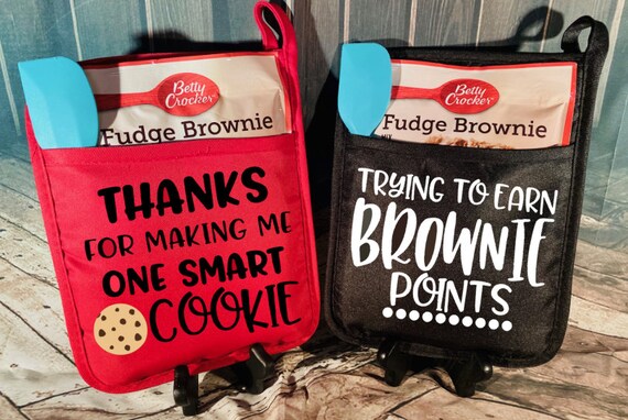 Pot Holder Gift Set, Teacher Thank You Gift Cookie Pot Holder Gift Set, Teacher Christmas Gifts