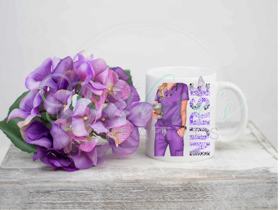 Nurse - Purple Scrubs