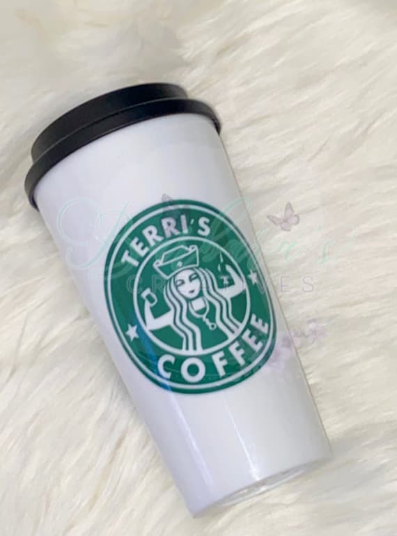 Nurses Personalized Starbucks Style Cup (Nurse, Male Nurse, Nursing Students, Nursing Instructors, Nurse appreciation, Nursing Graduation)
