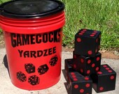 Yard Yahtzee (Farkle, Yardzee, Lawn Dice, Tailgate Party, Yard Games, Lawn Games, Backyard Games, Family Games, Giant Dice, Outdoor Game)