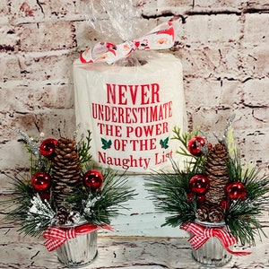 Christmas Toilet Paper Gag Gift