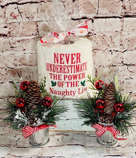 Christmas Toilet Paper Gag Gift