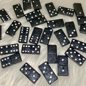 Domino Set Grey (custom made. personalized, handmade, domino set)