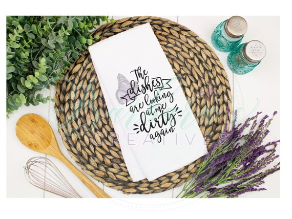 Kitchen Towel - Dirty Dishes