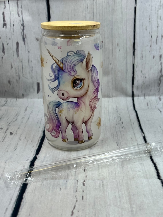 Mason Jar - Unicorn