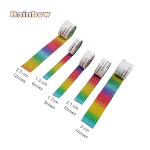 Rainbow Self-Adhesive Crystal Rhinestone Diamond Ribbon  Colorful Rhinestones Sticker for Arts Crafts Wedding Birthday DIY