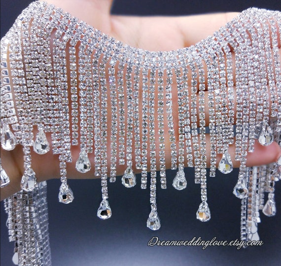 CRYSTAL BEAD BRACELET 4 MM W/TASSEL SPARKLED COGNAC CRYSTAL BEAD BRACELET 4 MM W/TASSEL SPARKLED COGNAC